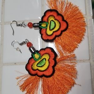 Prettiest Embroidered Earrings